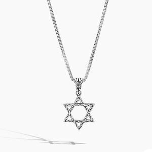 John Hardy Star of David Pendant Necklace